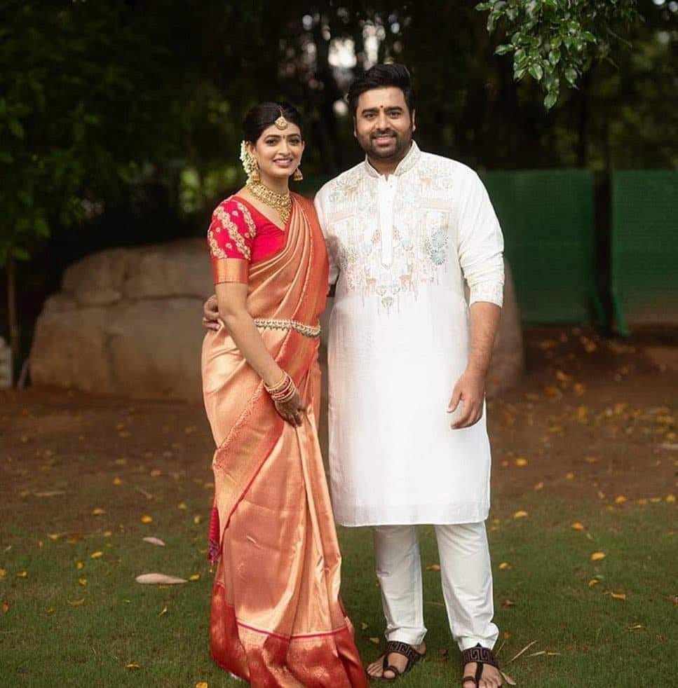 Nara Rohit and Siri lella engagement