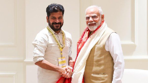 CM Revanth Reddy with PM Modi