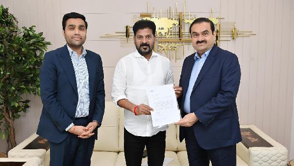 Gautam Adani met with CM Revanth Reddy.. Huge donation to Skill University.