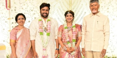 Nara Rohit and Siri lella engagement