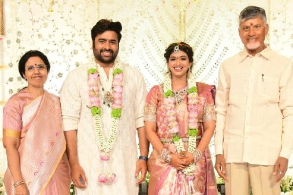 Nara Rohit and Siri lella engagement