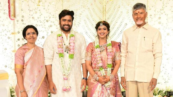 Nara Rohit and Siri lella engagement